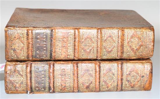 Leti (trans), La Vie DElizabeth Reine DAngleterre, 2 vols, Amsterdam 1694, gilt-tooled full calf